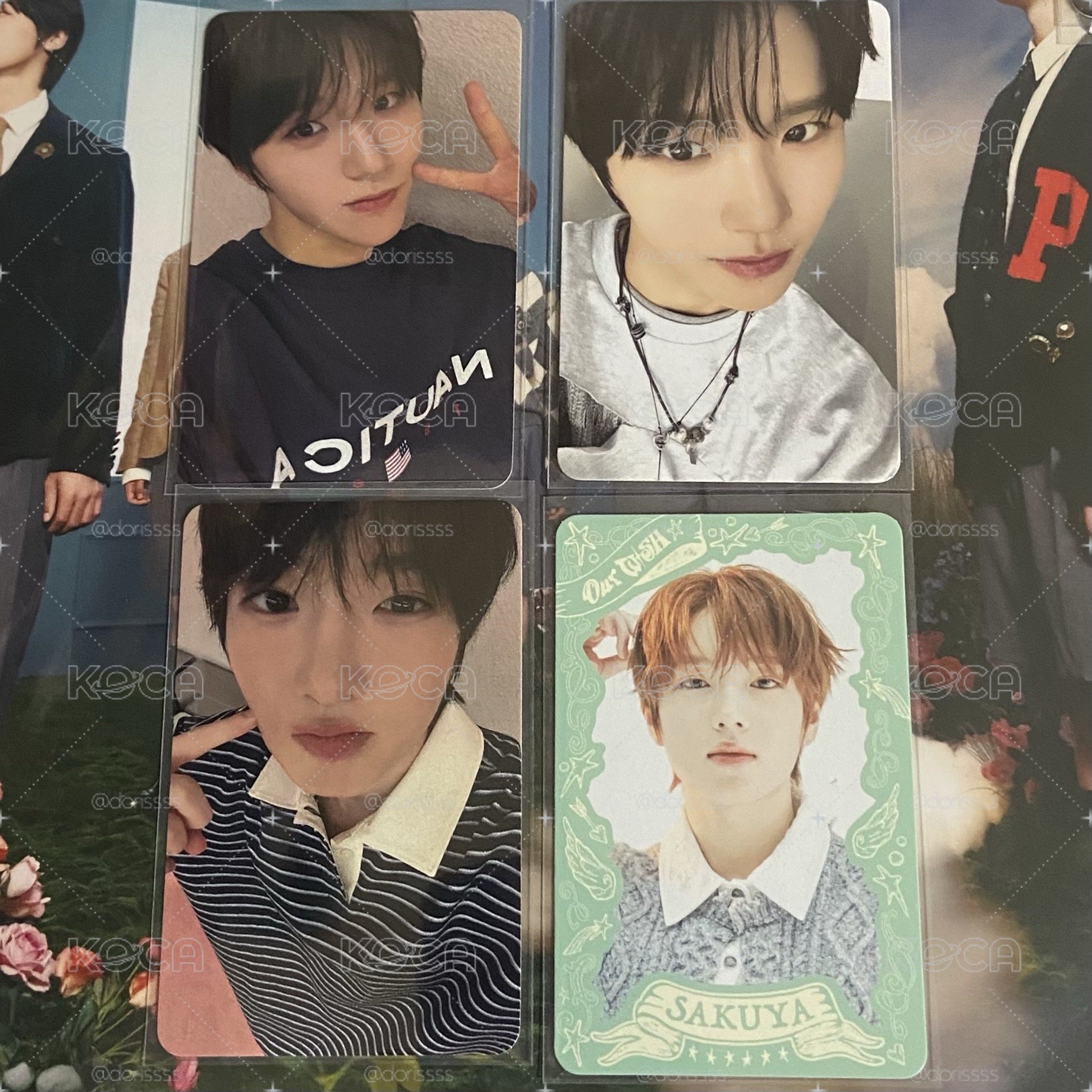 nct wish poppop hl 簽售卡+一巡卡