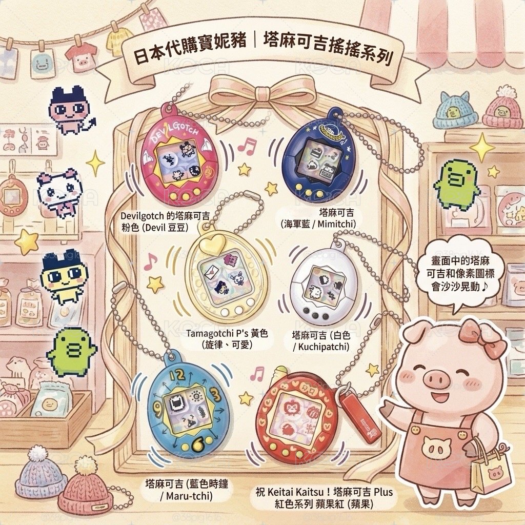 塔麻可吉搖搖吊飾確認款