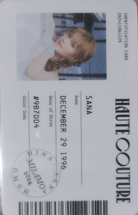 迷二 個人盤 專輯卡 ID Card
