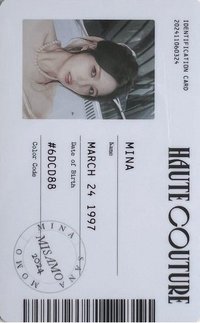 迷二 個人盤 專輯卡 ID Card
