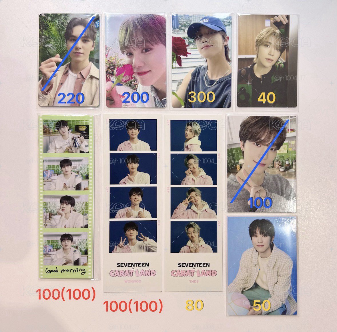 SEVENTEEN 小卡