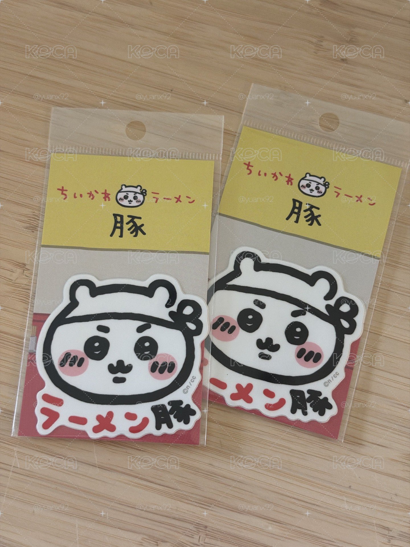 吉伊卡哇拉麵貼紙