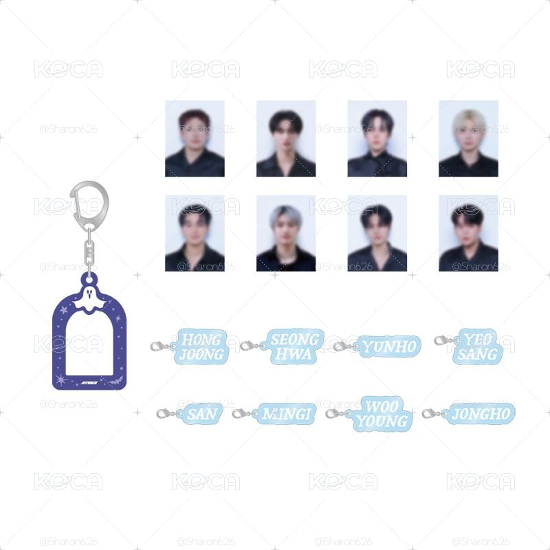 26' 飯咪 JP 鑰匙圈吊飾 ID PHOTOCARD & HOLDER SET