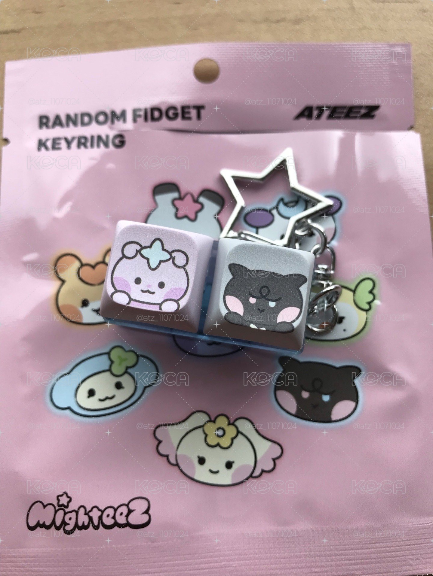 mighteez fidget keyring 傘榮