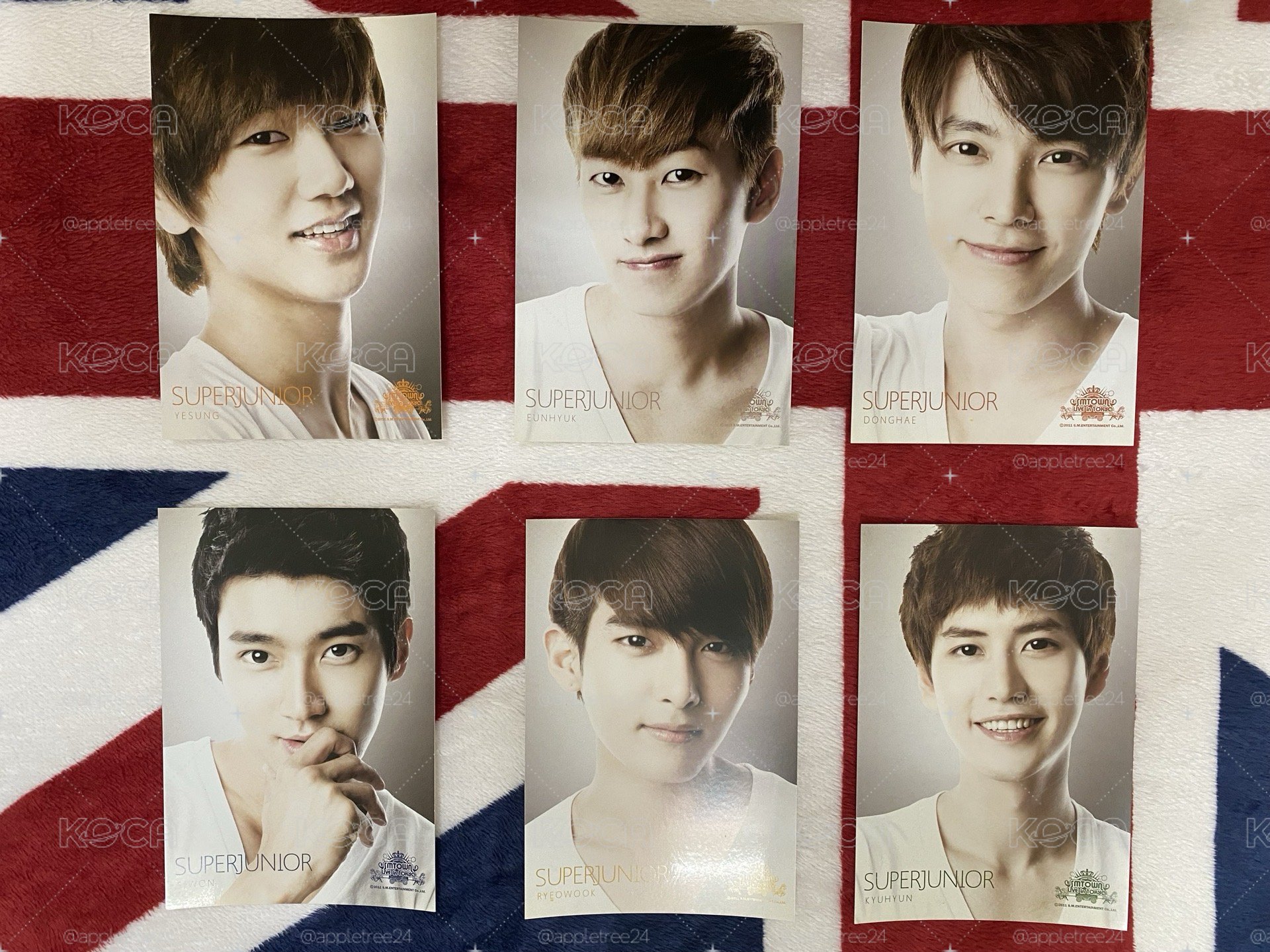 SUPER JUNIOR SMTOWN 官方明信片