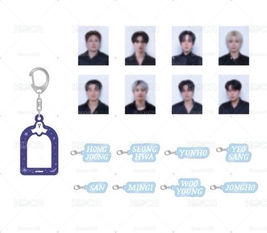 26' 飯咪 JP 鑰匙圈吊飾 ID PHOTOCARD & HOLDER SET