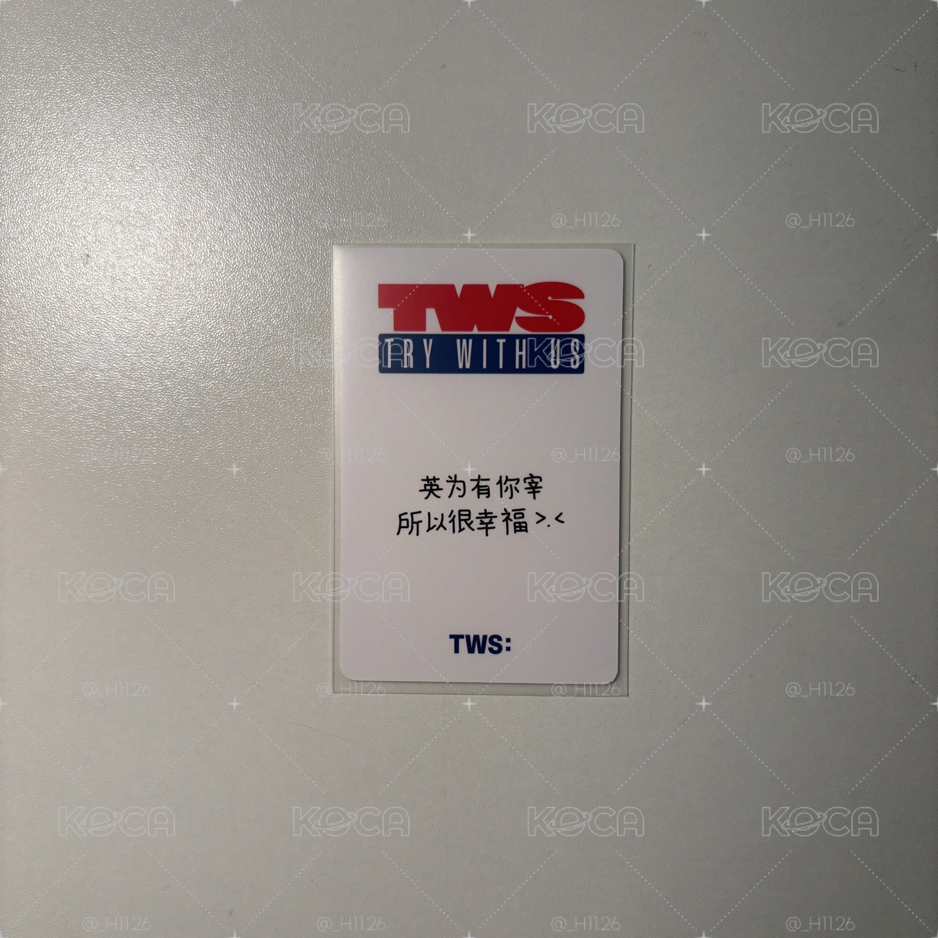 TWS 英宰｜中文卡背
