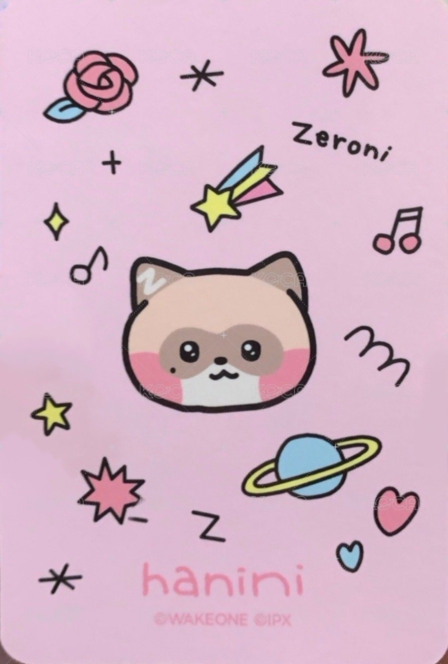 zeroni 周邊卡 外套卡 背面