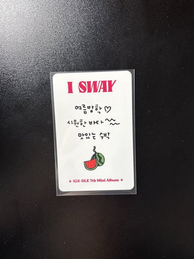 I SWAY k4 1.0 特典卡 