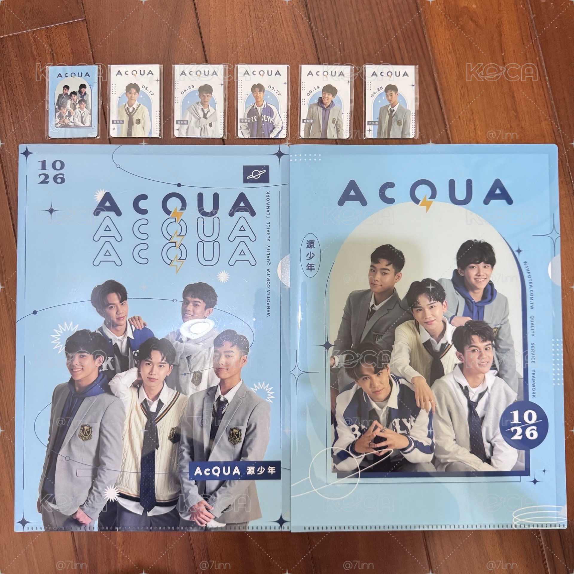 萬波 × AcQUA源少年 萬波集點周邊 整套出售
