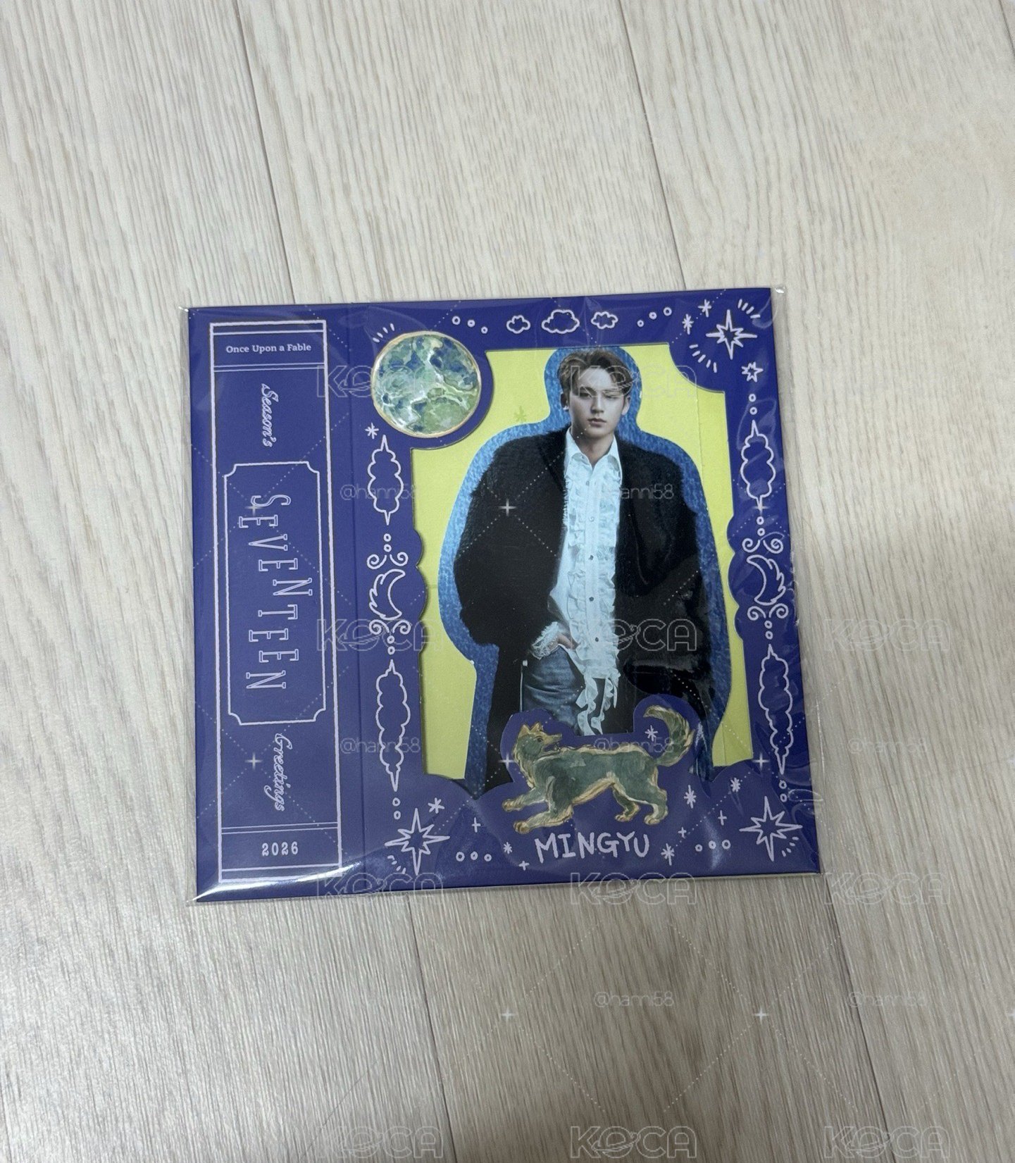 Seventeen年曆立牌 金玟奎