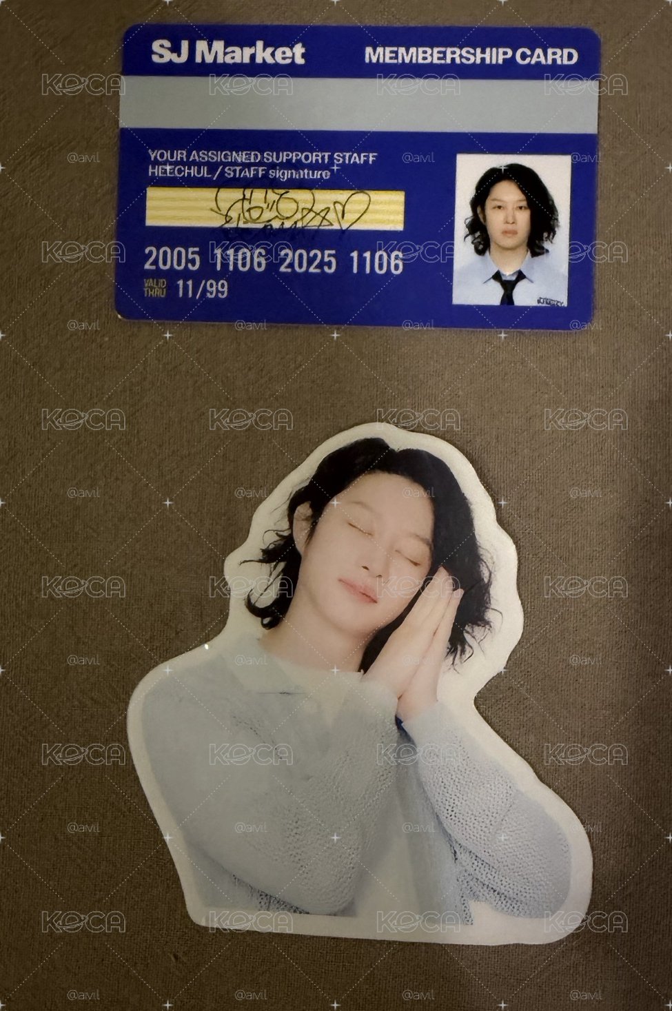 超市 入場卡 希澈 滿額卡