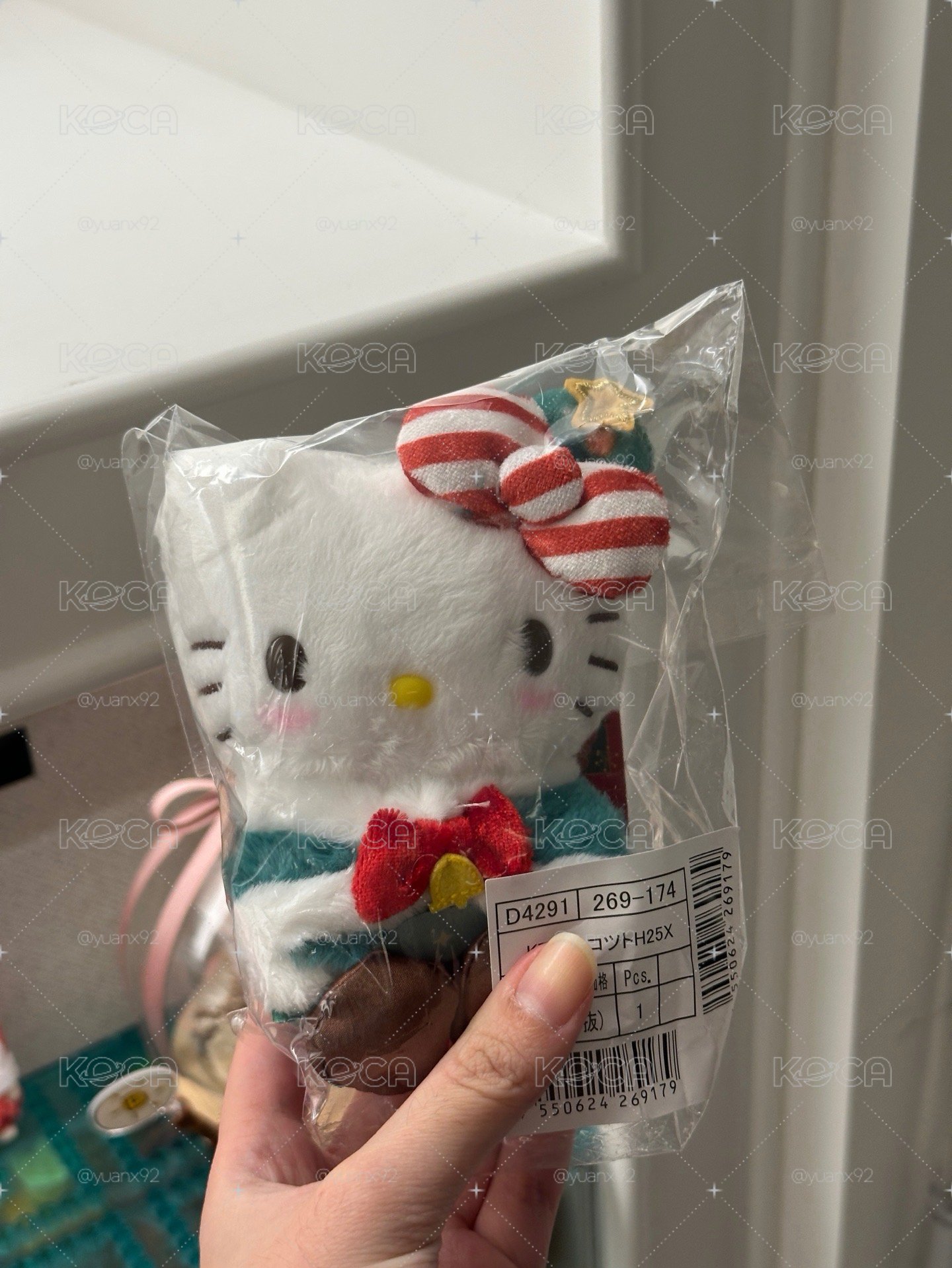聖誕凱蒂貓吊飾