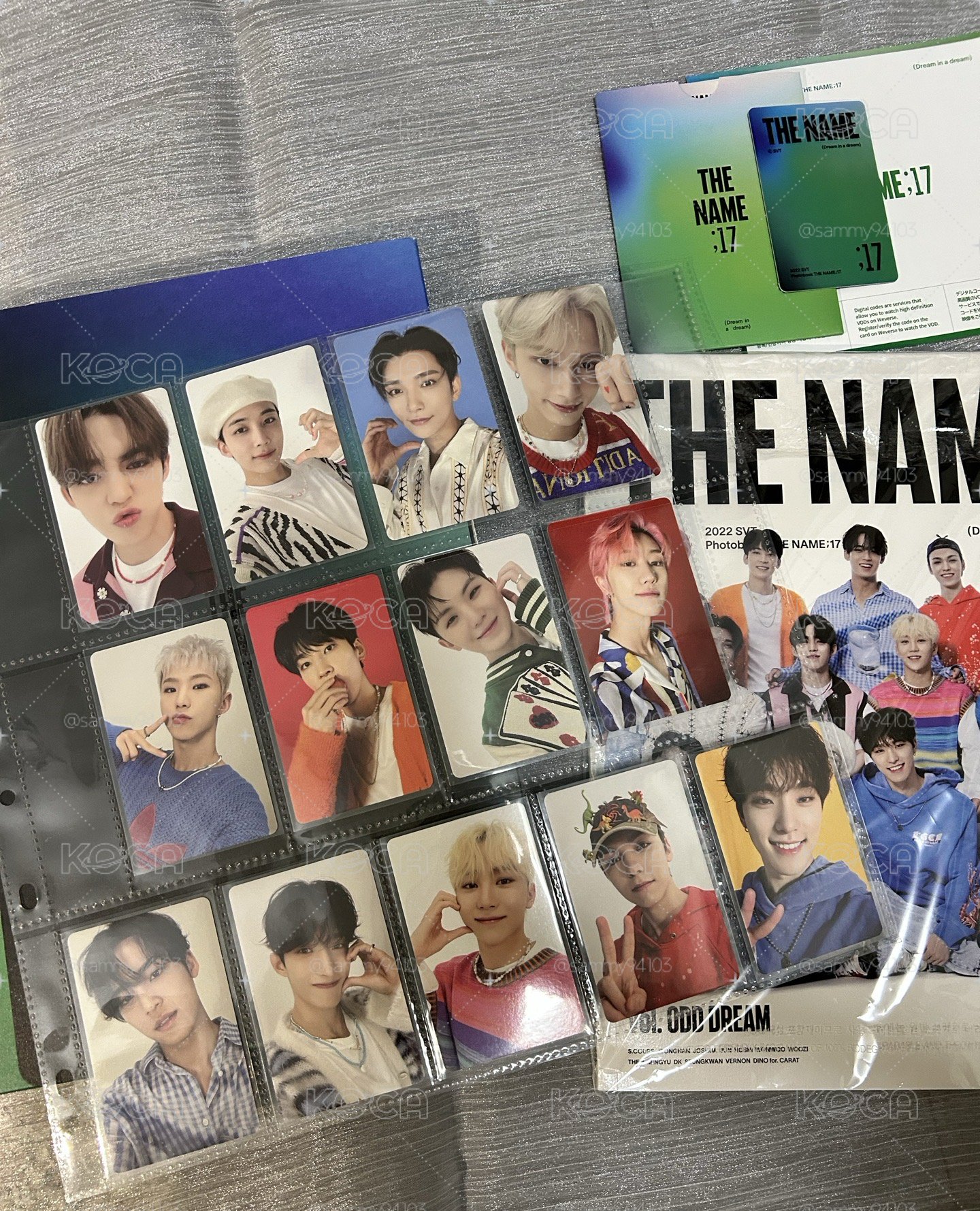The name白板全套小卡+雜誌