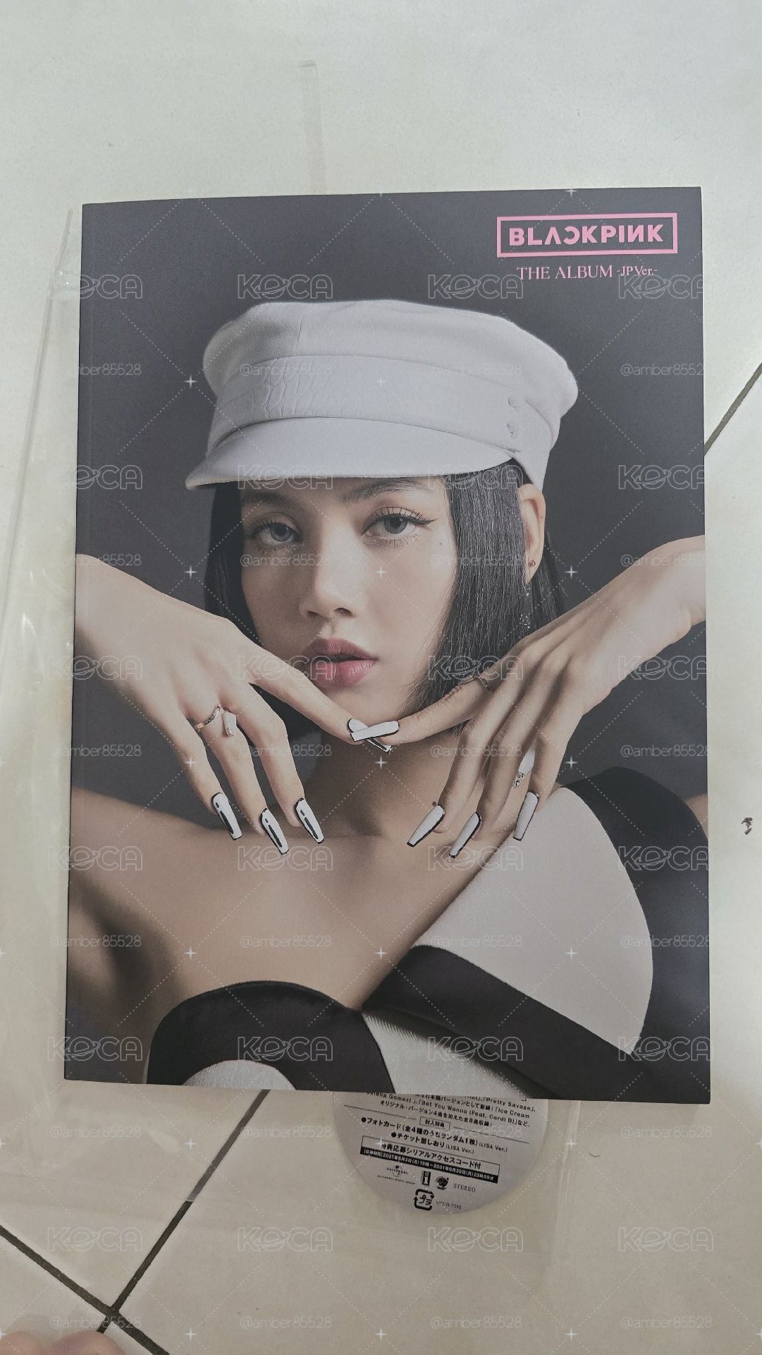 THE ALBUM JP 專輯 LISA ver. 只有寫真 二手 