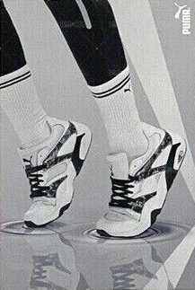 PUMA 明信片  背面