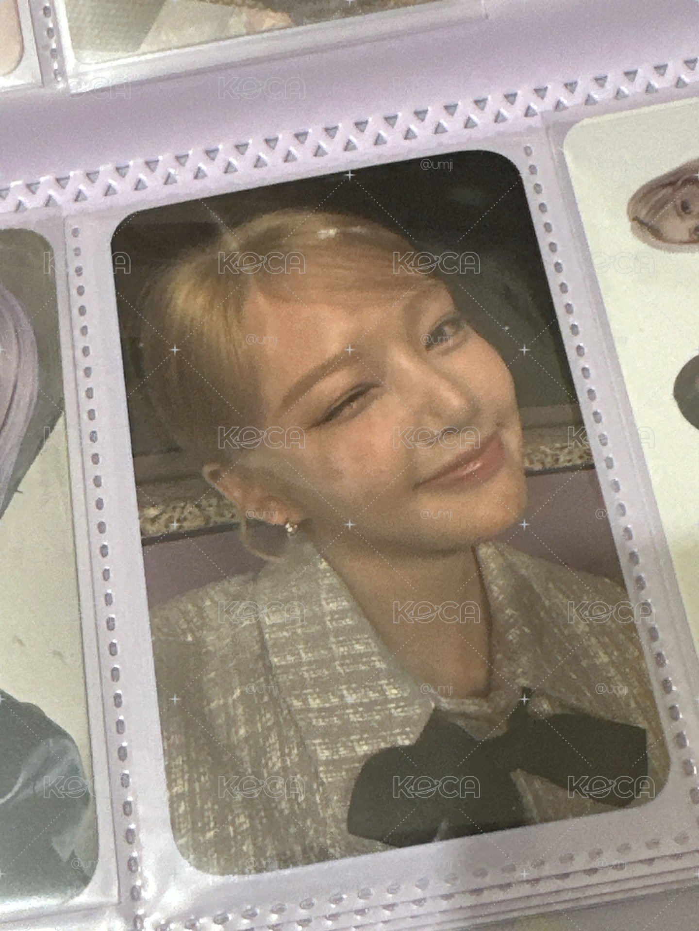 YERIN 迷三 ONINN ASIA 簽售卡 中文卡背