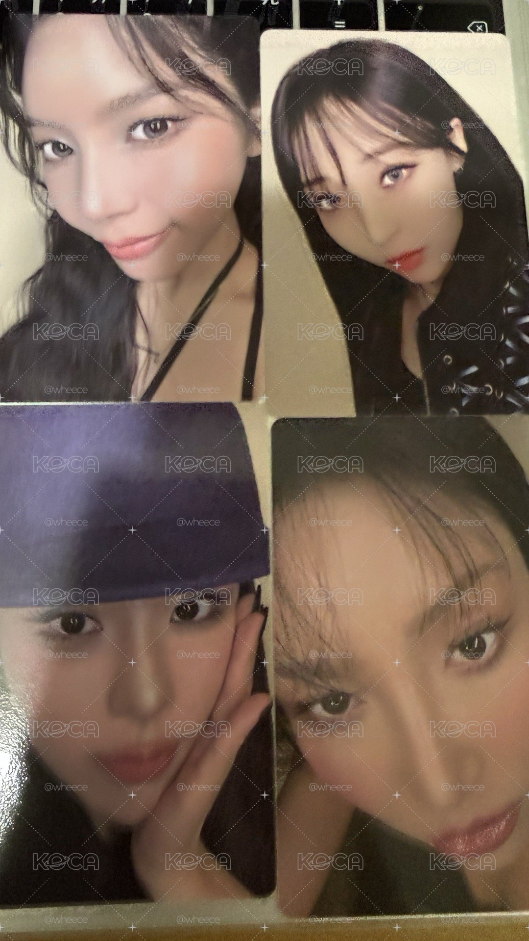 媽媽木 MAMAMOO 台灣場 棒球衣小卡一套（不含球衣）