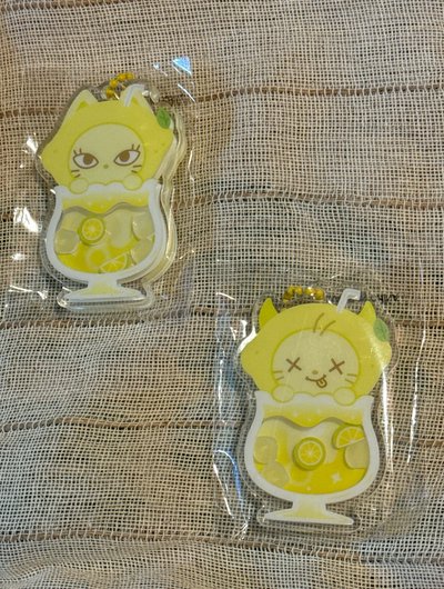 LEMONADE 快閃 吉寧 迷你壓克力鑰匙圈吊飾