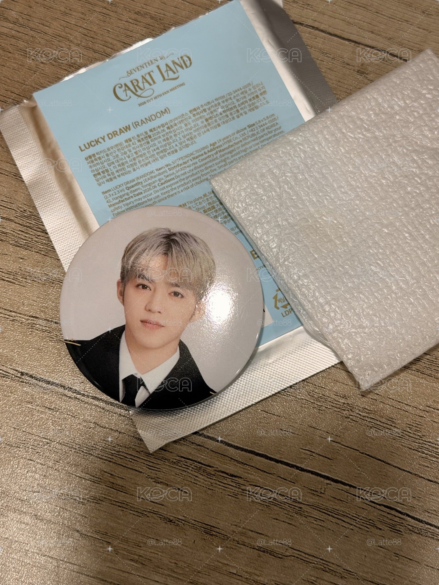 Carat Land 崔勝哲 Scoups 徽章
