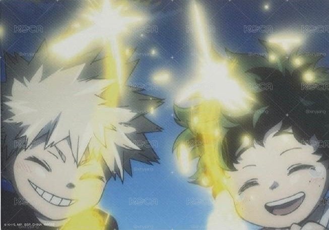 【爆豪&綠谷幼時】一番賞畫板