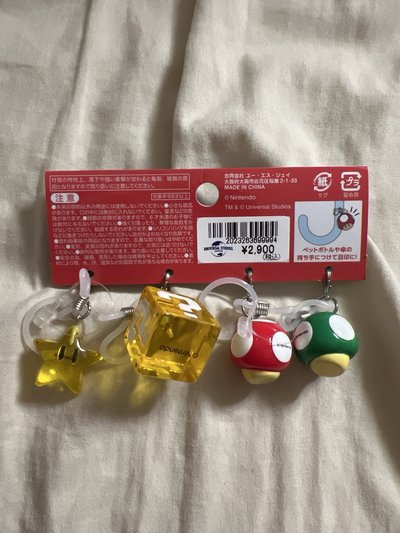 環球 瑪利歐吊飾
