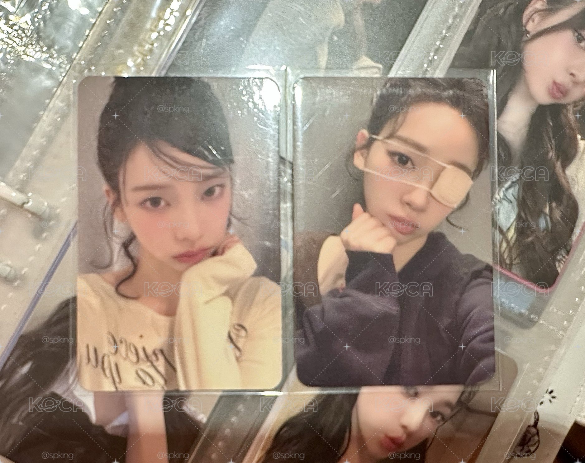 (中背）黑白托臉柚一對