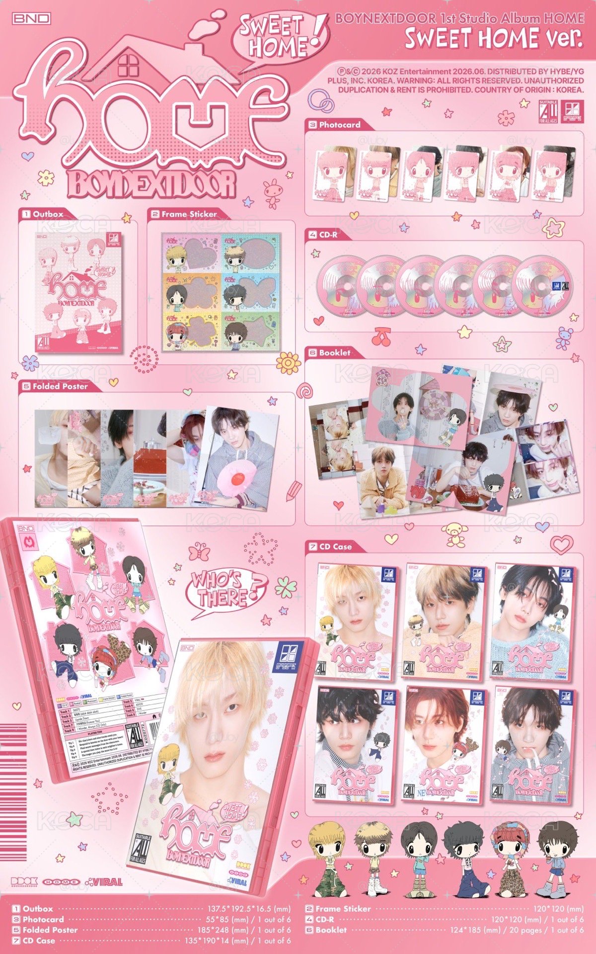 BOYNEXTDOOR HOME 已拆專