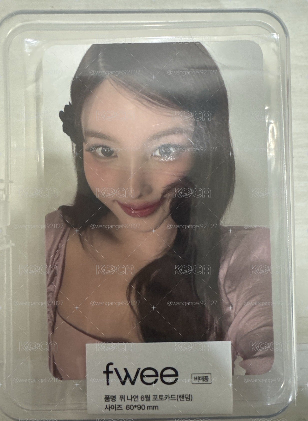 娜璉代言卡