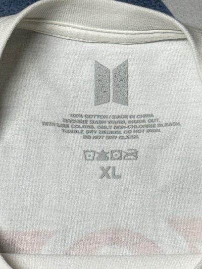 BTS J-HOPE TOUR台灣場週邊T恤（二手現貨）