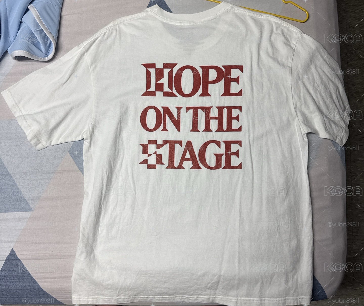 BTS J-HOPE TOUR台灣場週邊T恤（二手現貨）