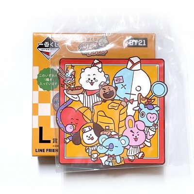 【一番賞】BT21 Diner（L賞）軟膠杯墊 派對