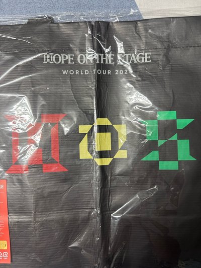 BTS JHOPE 巡演官方購物袋（二手全新未拆）
