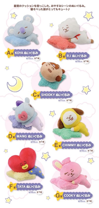 【一番賞】BT21 MOON（B賞）星星趴娃 RJ