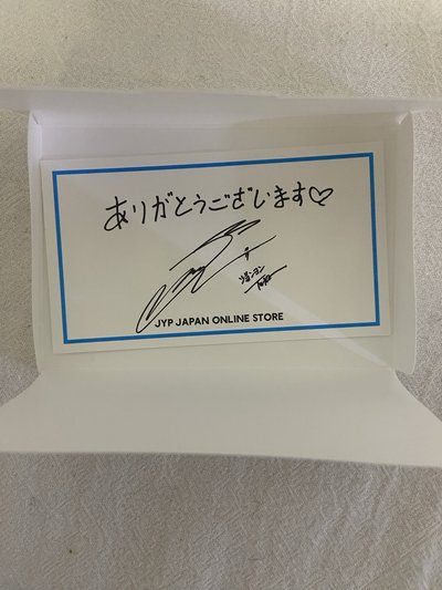 jyp japan感謝卡