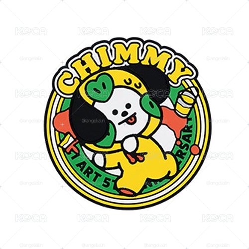 【一番賞】BT21 五周年（G賞）軟膠杯墊 CHIMMY