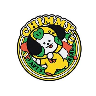 【一番賞】BT21 五周年（G賞）軟膠杯墊 CHIMMY