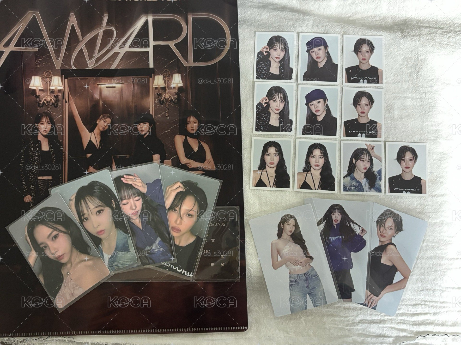 媽木 4WARD 周邊 小卡