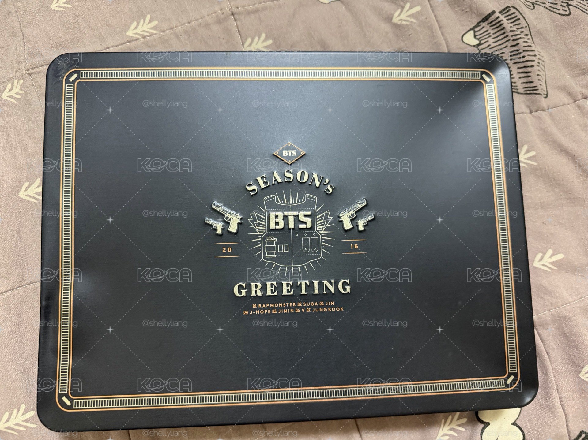 bts 2016年曆