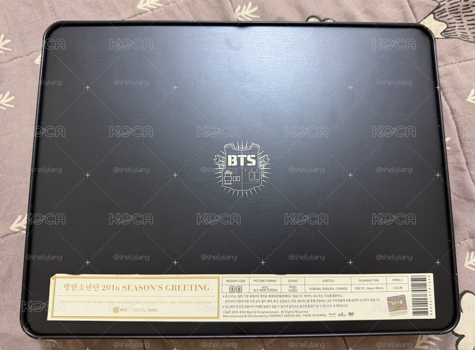bts 2016年曆