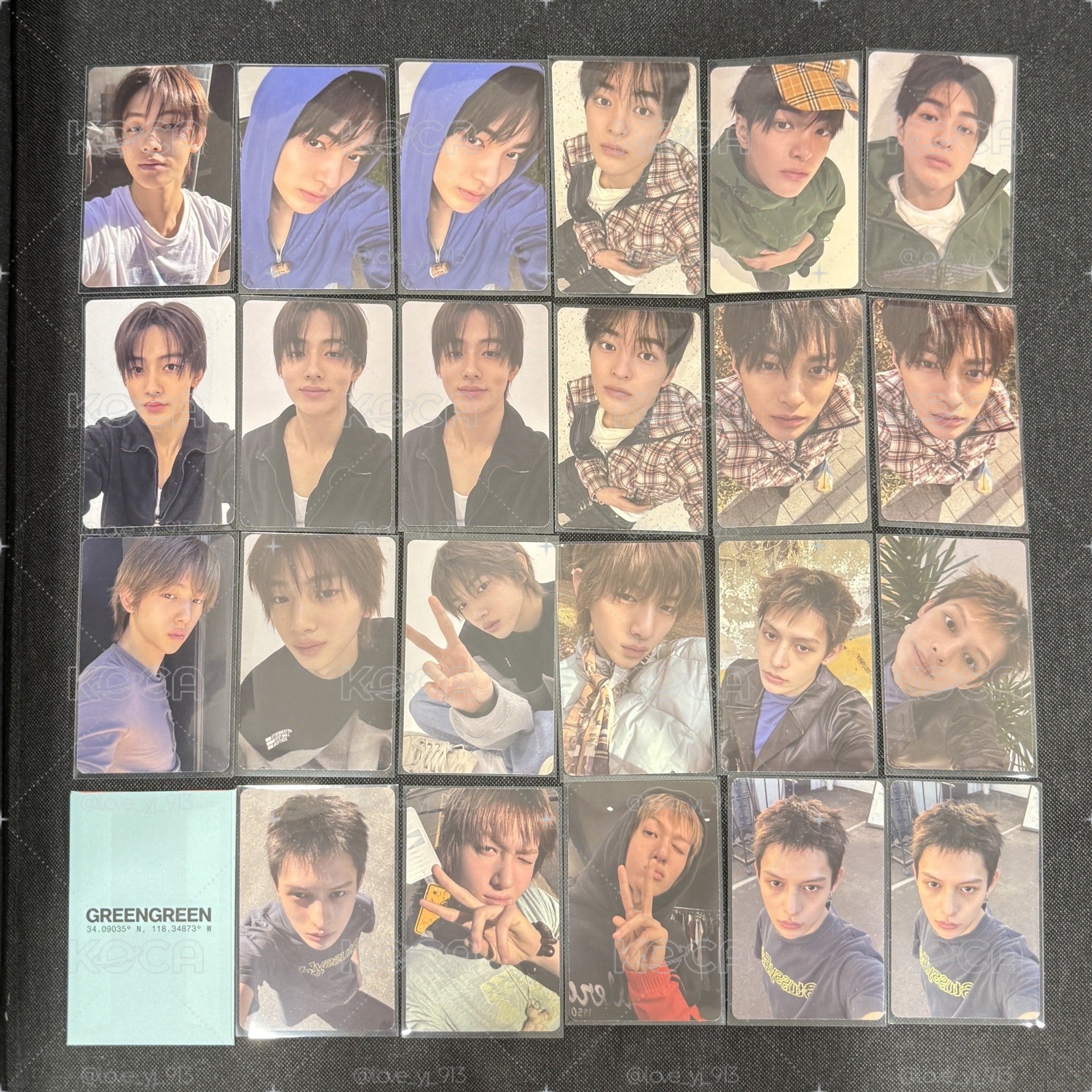 SEONGHYEONGREENGREEN小卡】CORTIS 迷二yzy通路1.0 中文手寫卡背特典卡