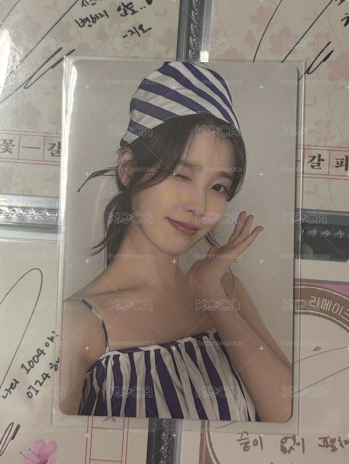 IU 花書籤 CDP小卡