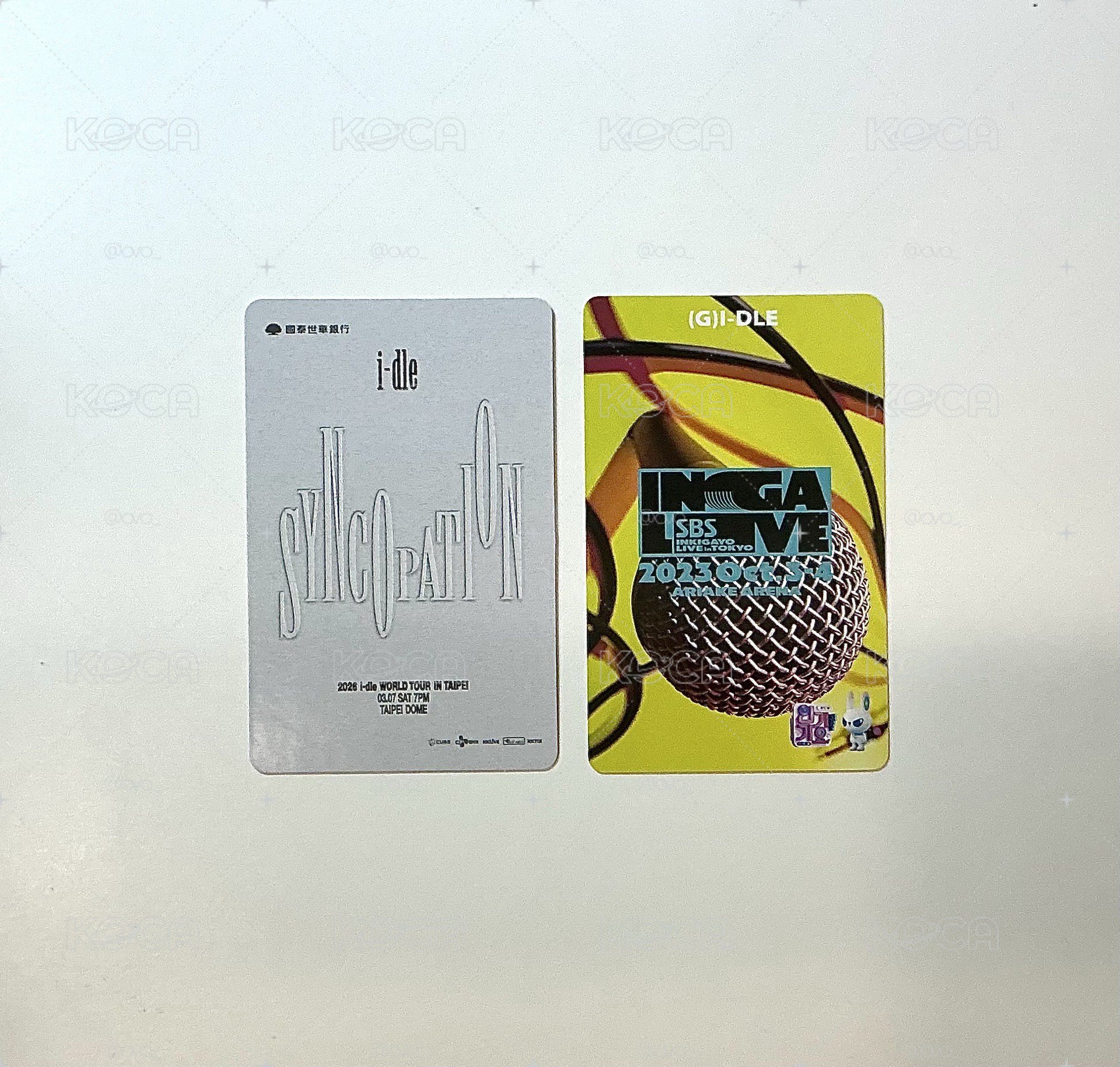 Minnie🐱臺北入場卡&日本歌謠大戰SBS入場卡！只要250！不用多帶 煙燻妝小咪 好價！妮擔請來～