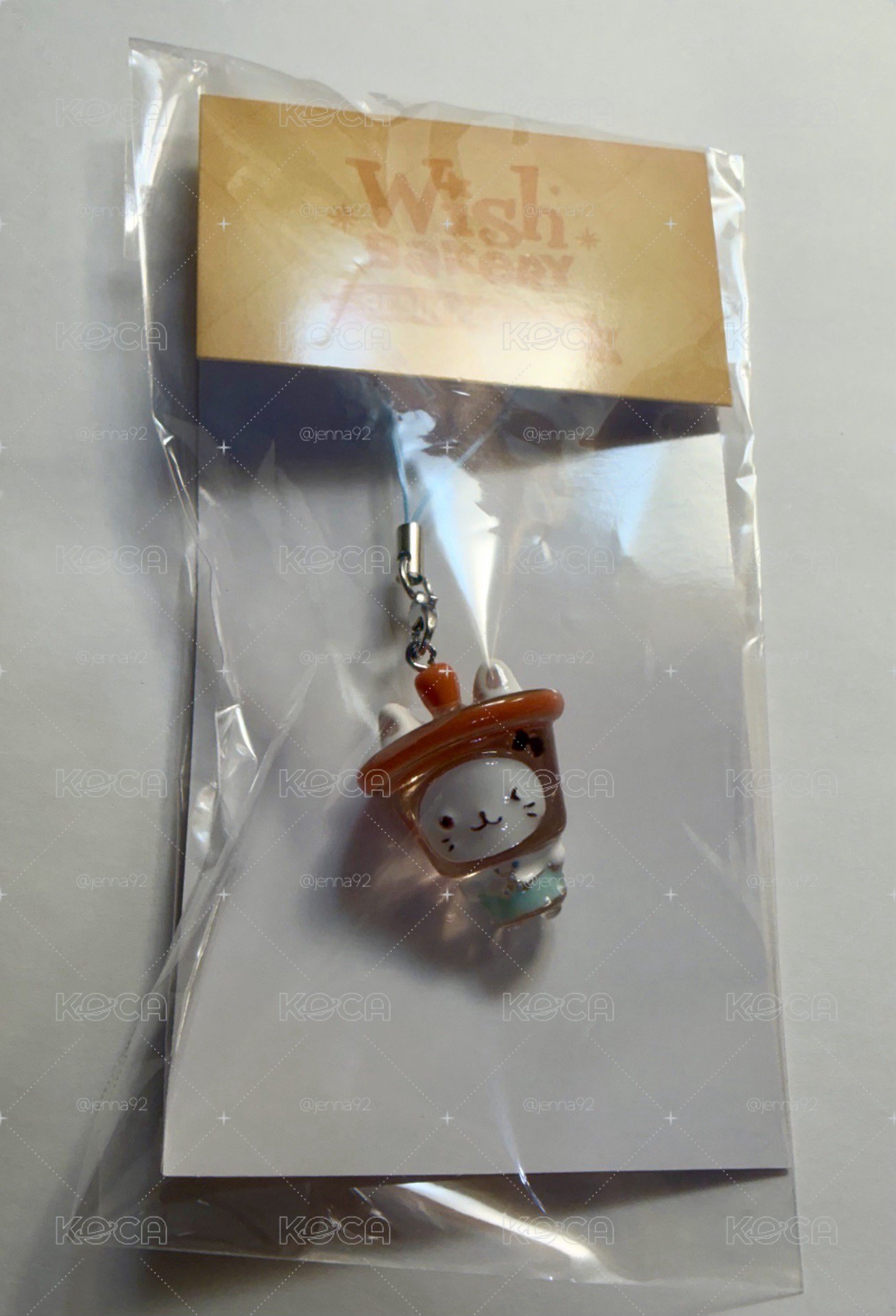 奶茶貓透明吊飾
