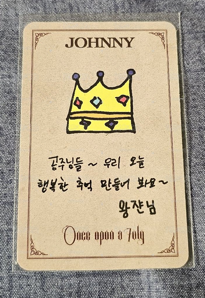 NCT127 Once Upon a 7uly JOHNNY 