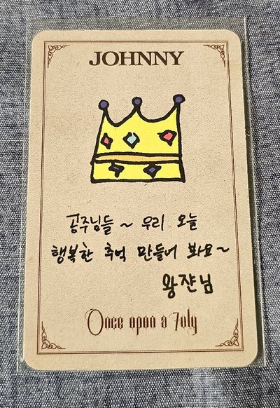 NCT127 Once Upon a 7uly JOHNNY 