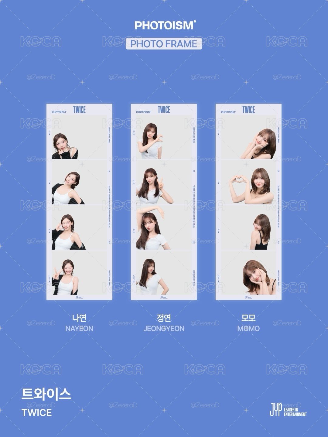 TWICE This is for X photoism X snapism 人生四格卡 貼紙 代印