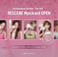 Pretty Girl Mnet Plus Mpickard 抽選卡