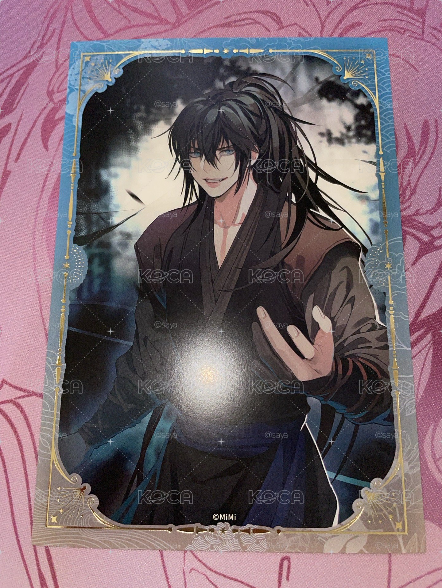 大河幻想ラジオドラマ魔道祖師 日本紀念展 箔押明信片 薛洋