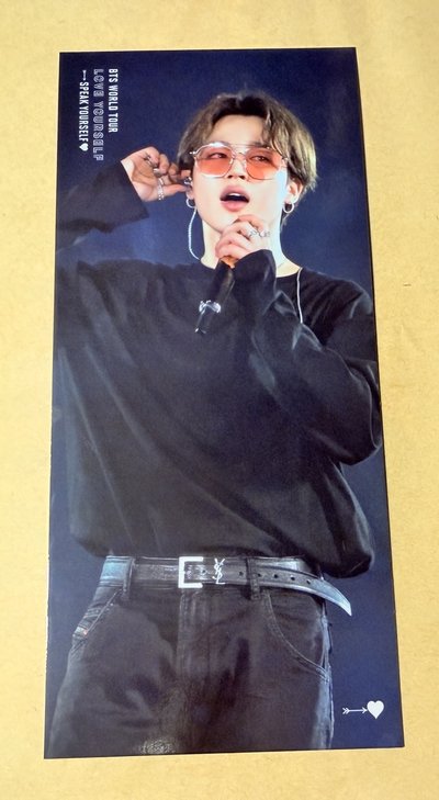 JIMIN SPEAK YOURSELF DVD 倫敦 書籤